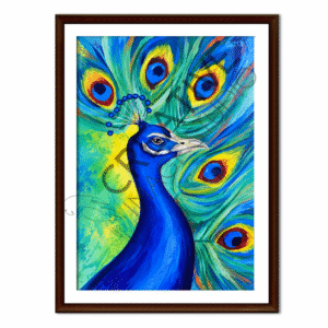 Acrylic Peacock Paint Night - Thursday 22 October 6pm