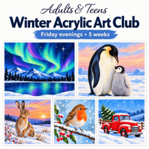 Friday Evenings - Adults & Teens Winter Acrylic Art Club