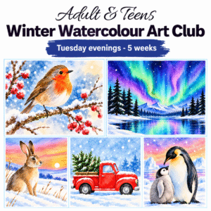 Adults & Teens Winter Watercolour Art Club